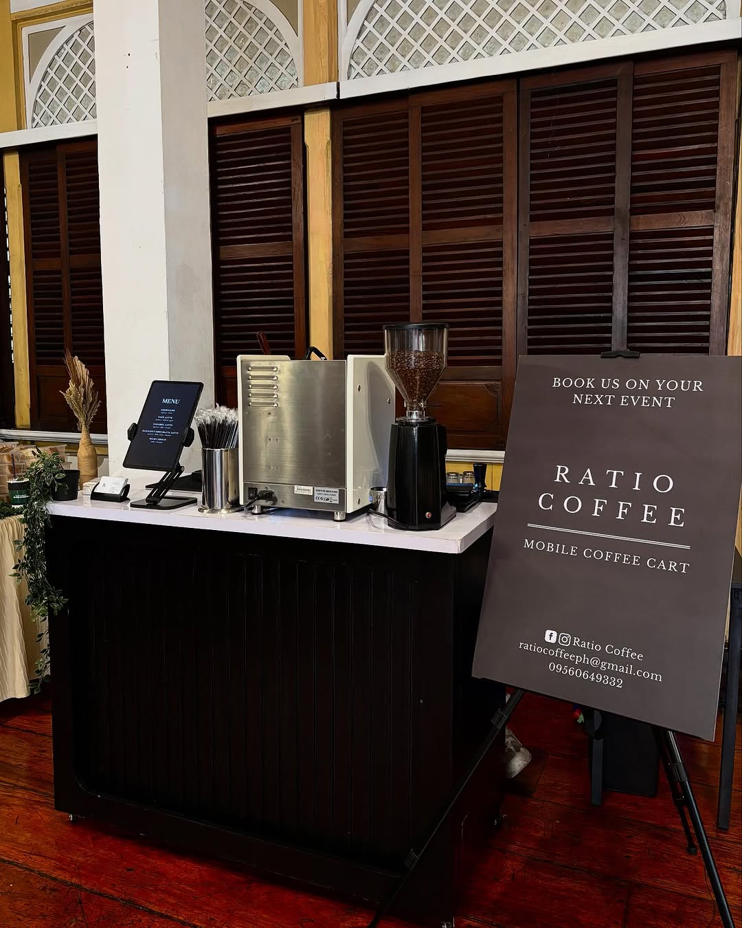 Ratio Coffee mobile bar at community event